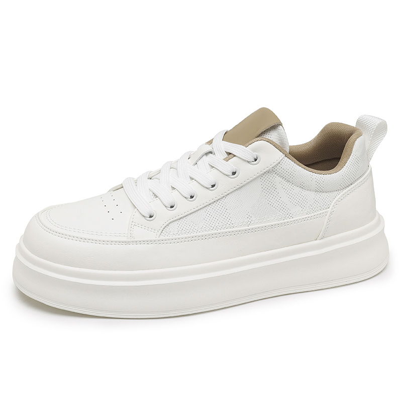 

LEXON Мужские низкие скейтерские кеды бежевые, цвет Beige