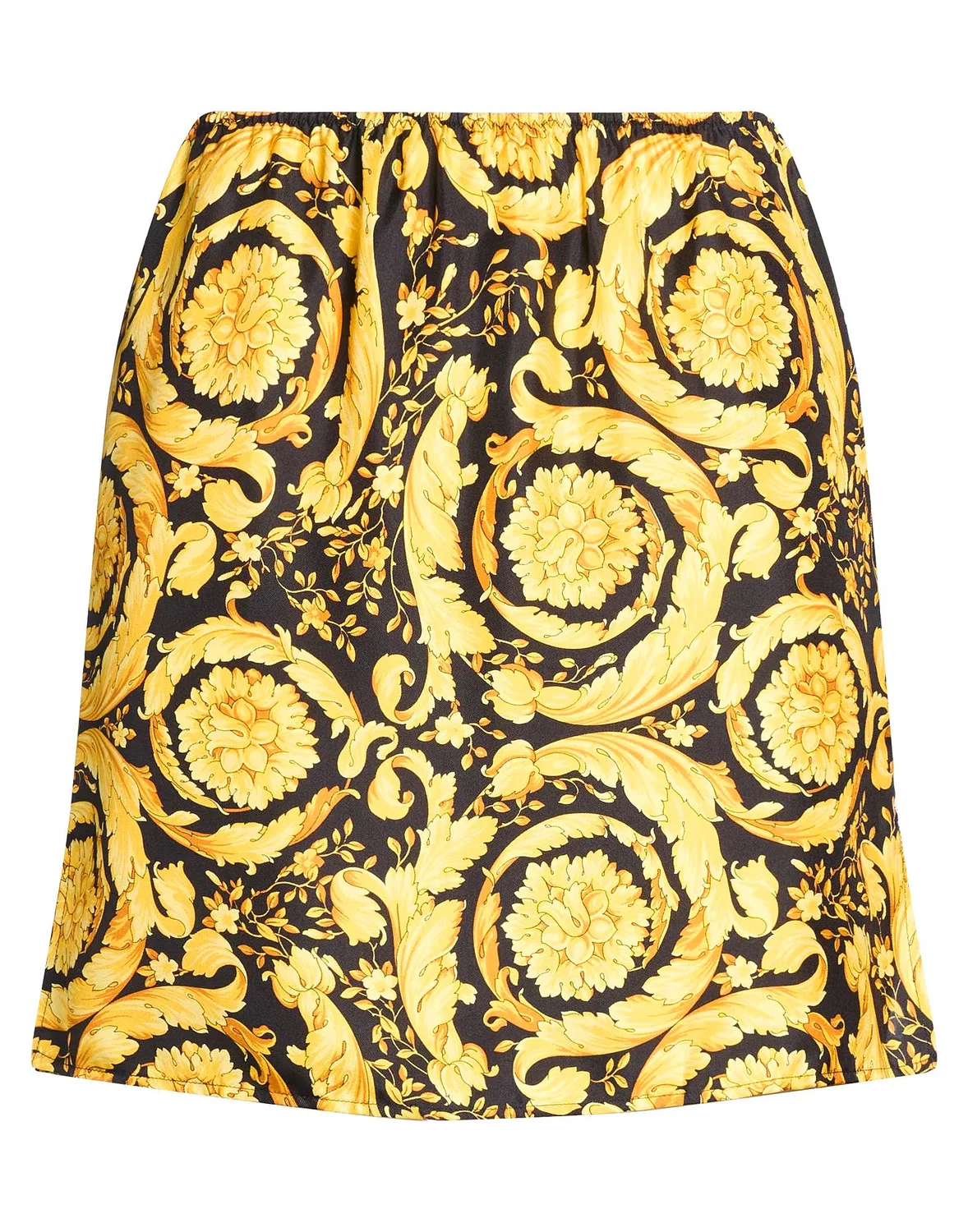 Шорты с принтом VERSACE желтые
