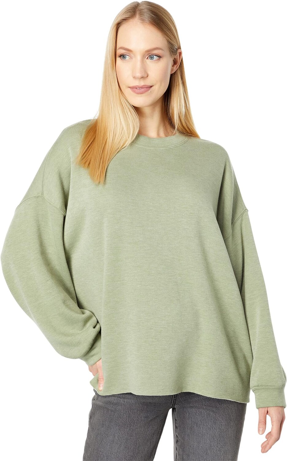 

Толстовка Dylan by True Grit Madison Lux Fleece Crew Neck Sweatshirt, цвет Light Laurel