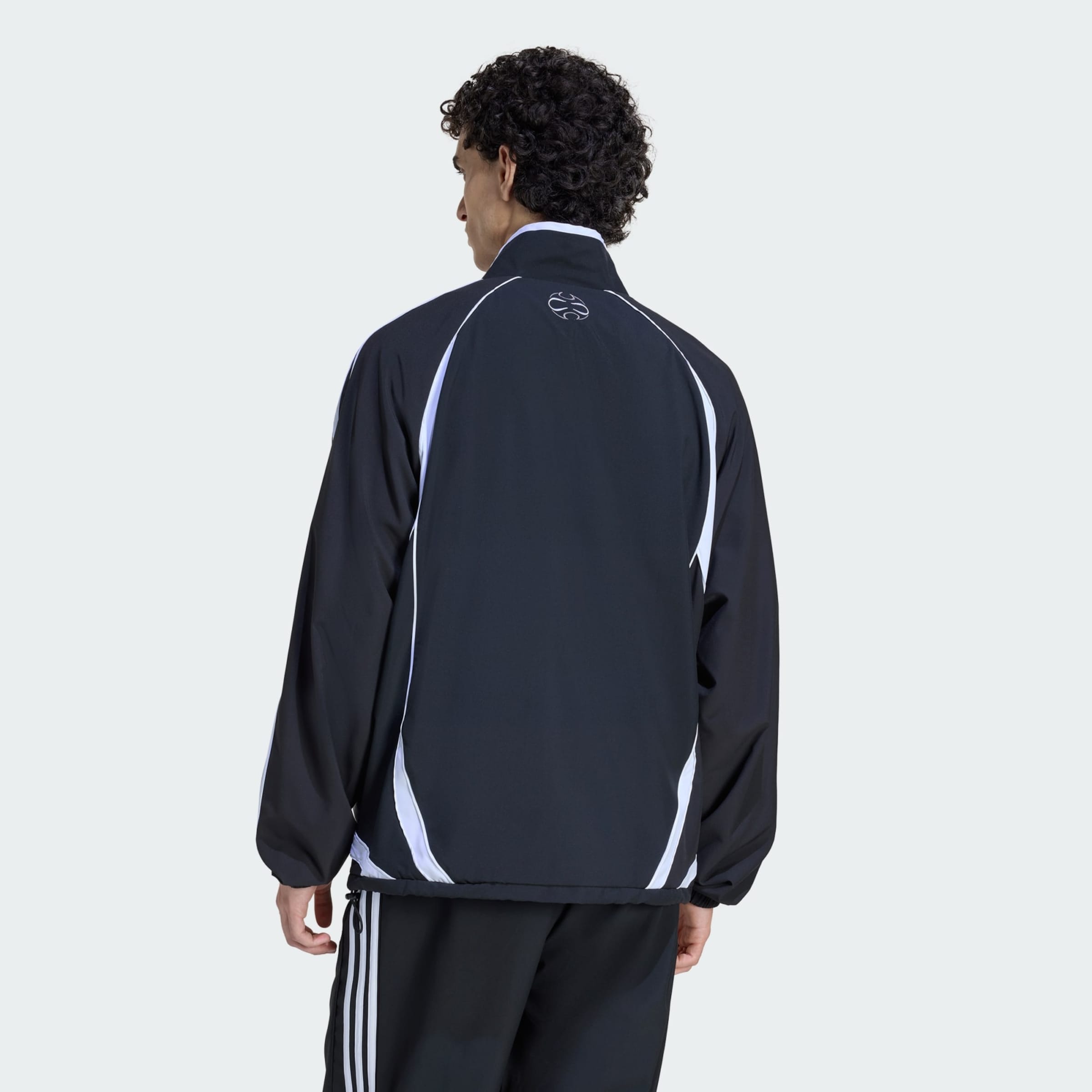 Adidas Originals Куртка межсезонная 'Teamgeist Adicolor' в черном цвете — фото 3