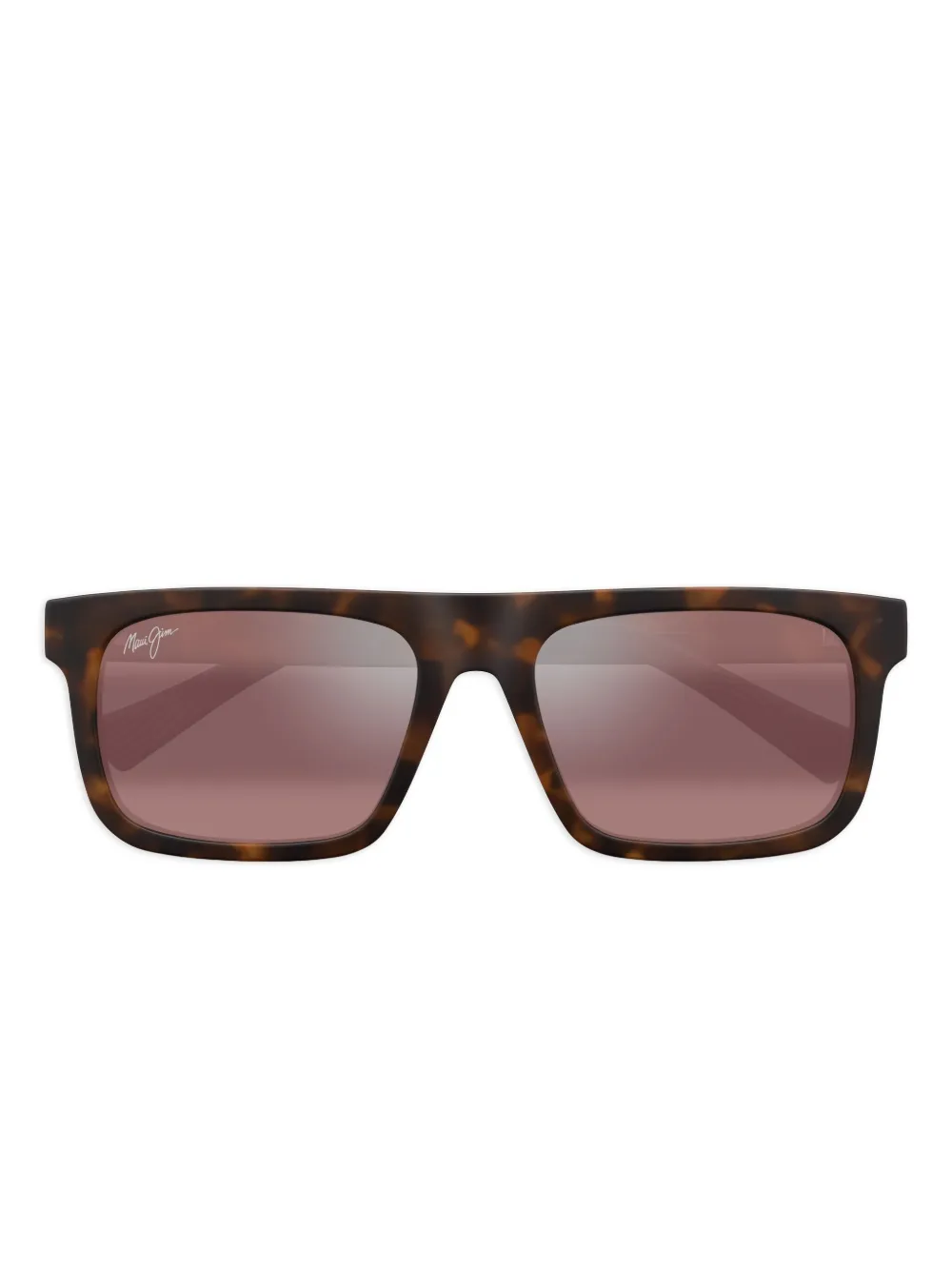 

Солнцезащитные очки в квадратной оправе Maui Jim, коричневый