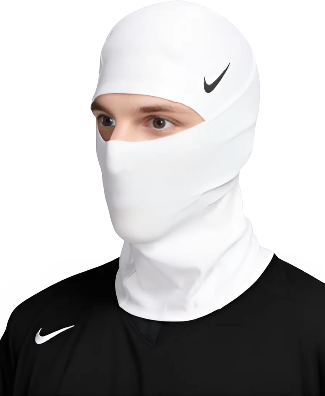 

Nike Pro Hyperwarm Hood, White, Белый, Nike Pro Hyperwarm Hood, White