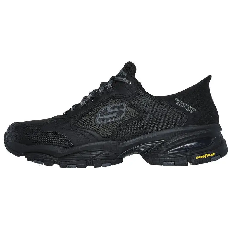

Skechers Низкие повседневные кроссовки Vigor, черные, мужские