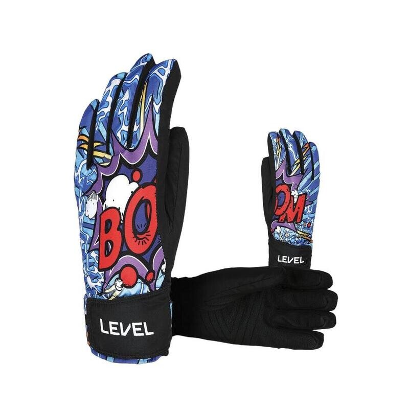 

Детские лыжные перчатки Juke LEVEL, цвет blau