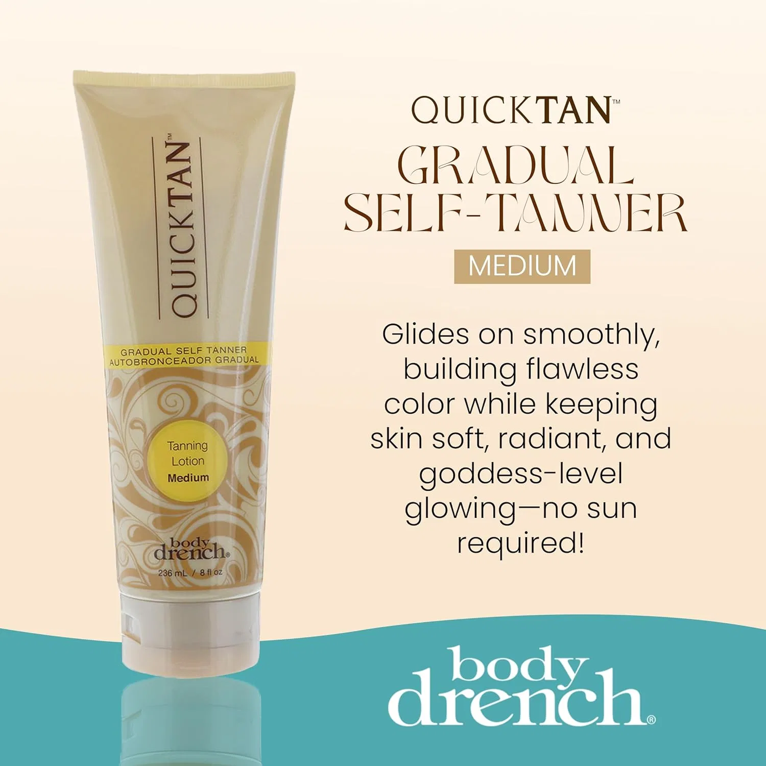 Автозагар Body Drench Quick Tan Gradual Self Tanner Lotion Medium 235 мл — фото 3