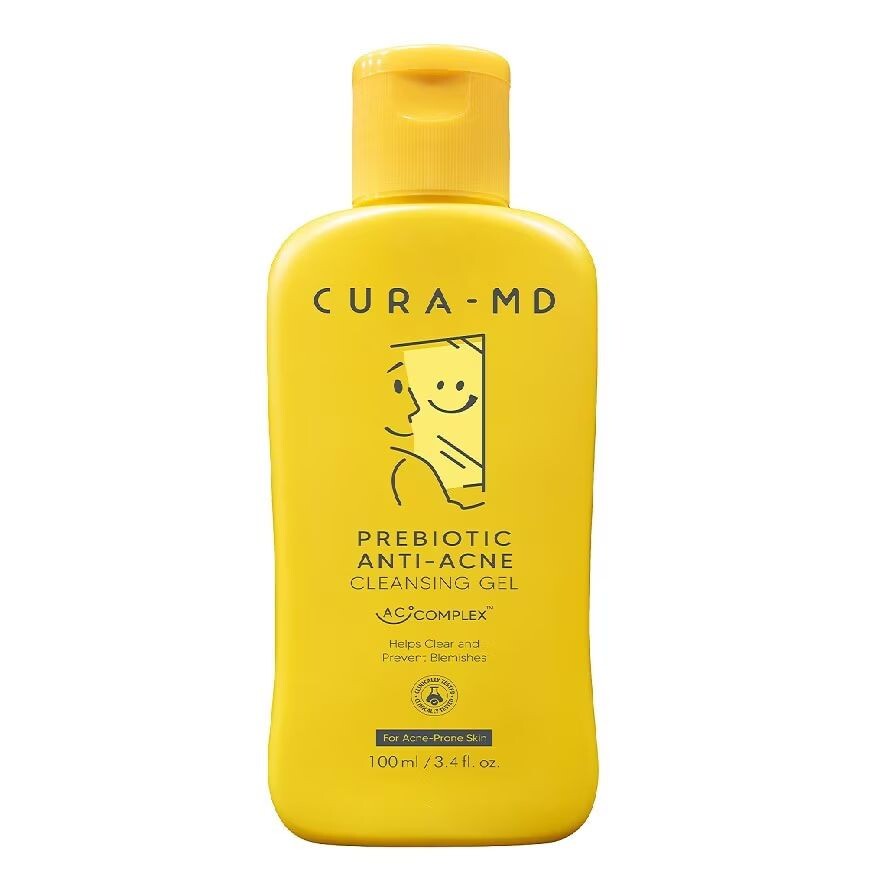 

CURA-MD Пребиотический очищающий гель против прыщей 100 мл, ํYellow