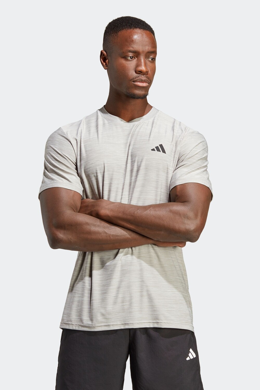

Эластичная тренировочная футболка Train Essentials Adidas, серый