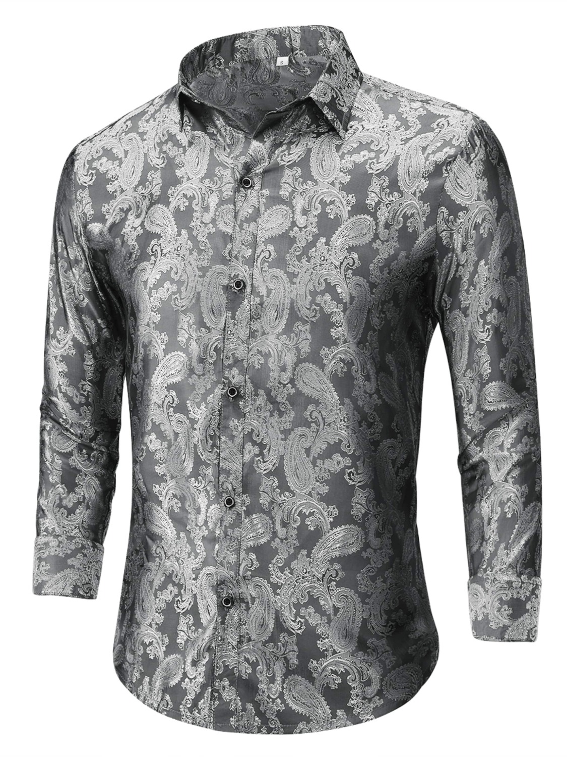 

Youthup Рубашка на пуговицах Comfort Fit в сером цвете