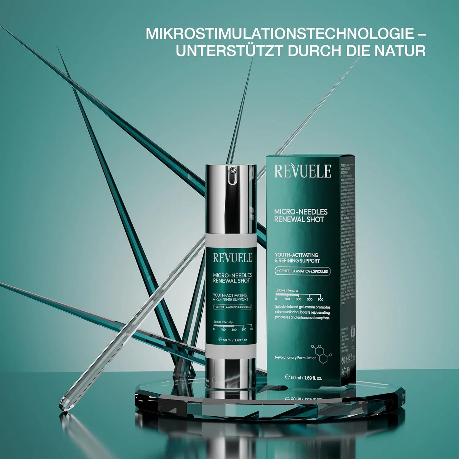 Гель-крем для обновления кожи Revuele Micro Needles Renewal Shot Revuele — фото 2