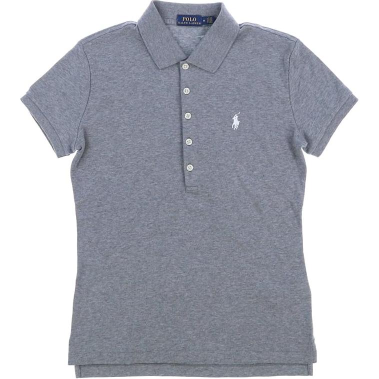 

Футболка поло женская серая Polo Ralph Lauren