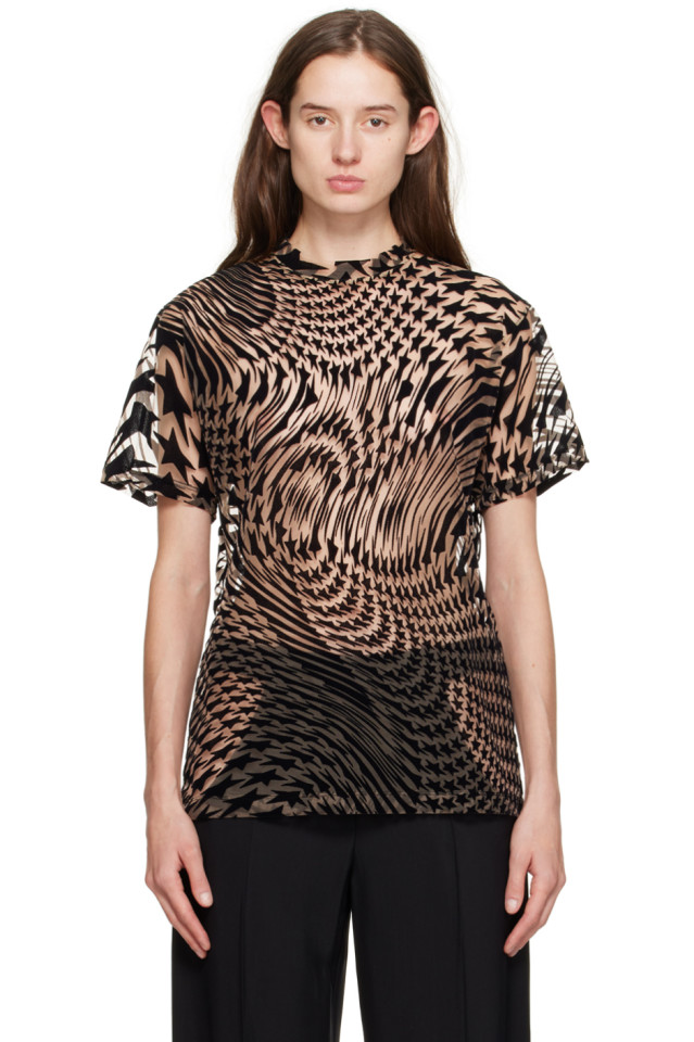 

Звездная футболка Mugler, мультиколор