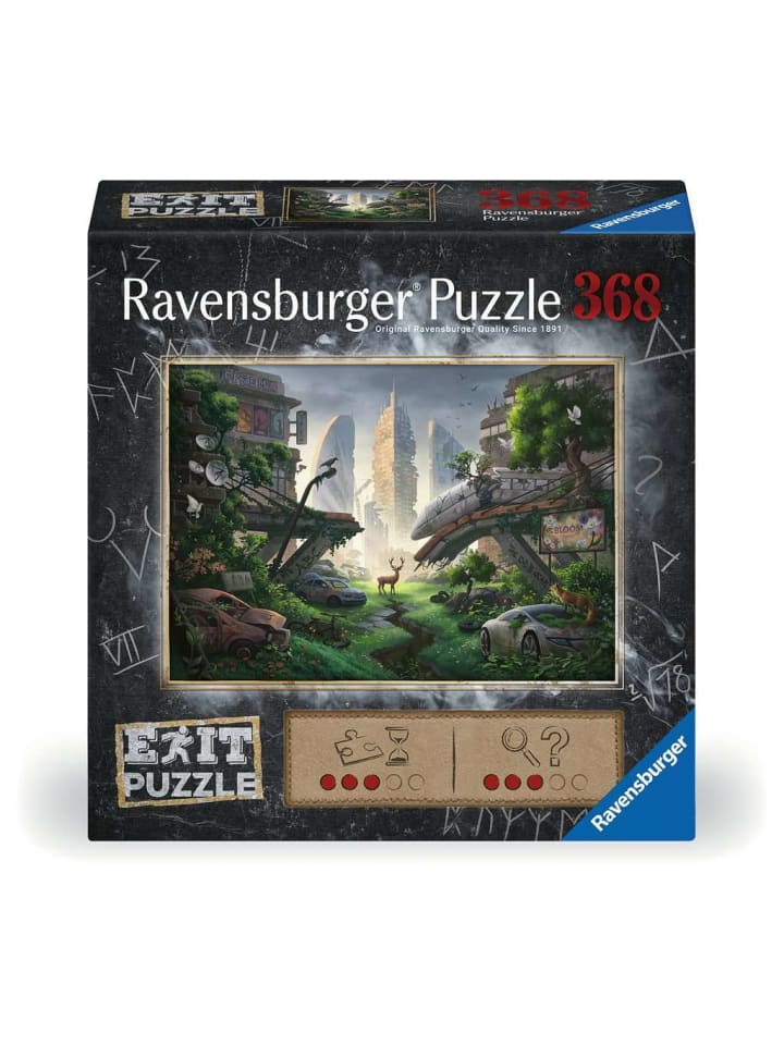 

Пазл Ravensburger, 368 деталей, «Апокалиптический город» в красочном исполнении
