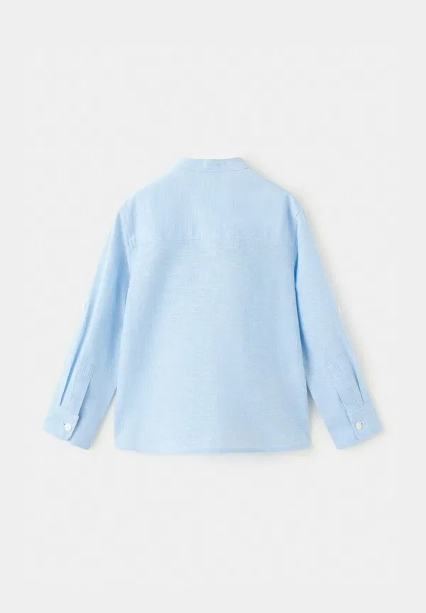 Детская рубашка Mango Kids, Light Blue — фото 2