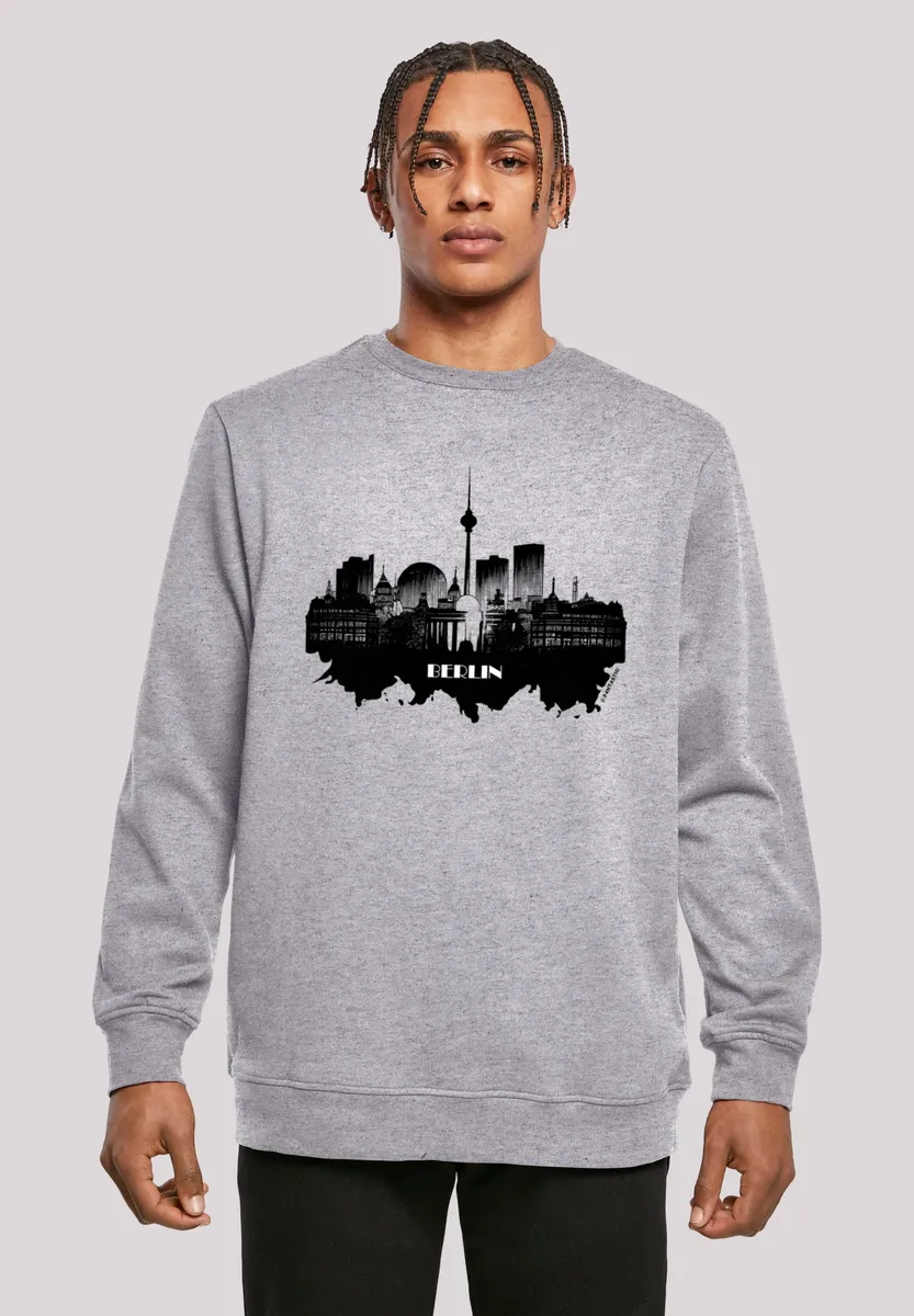 

Толстовка F4NT4STIC "Cities Collection - Berlin skyline", принт, серый