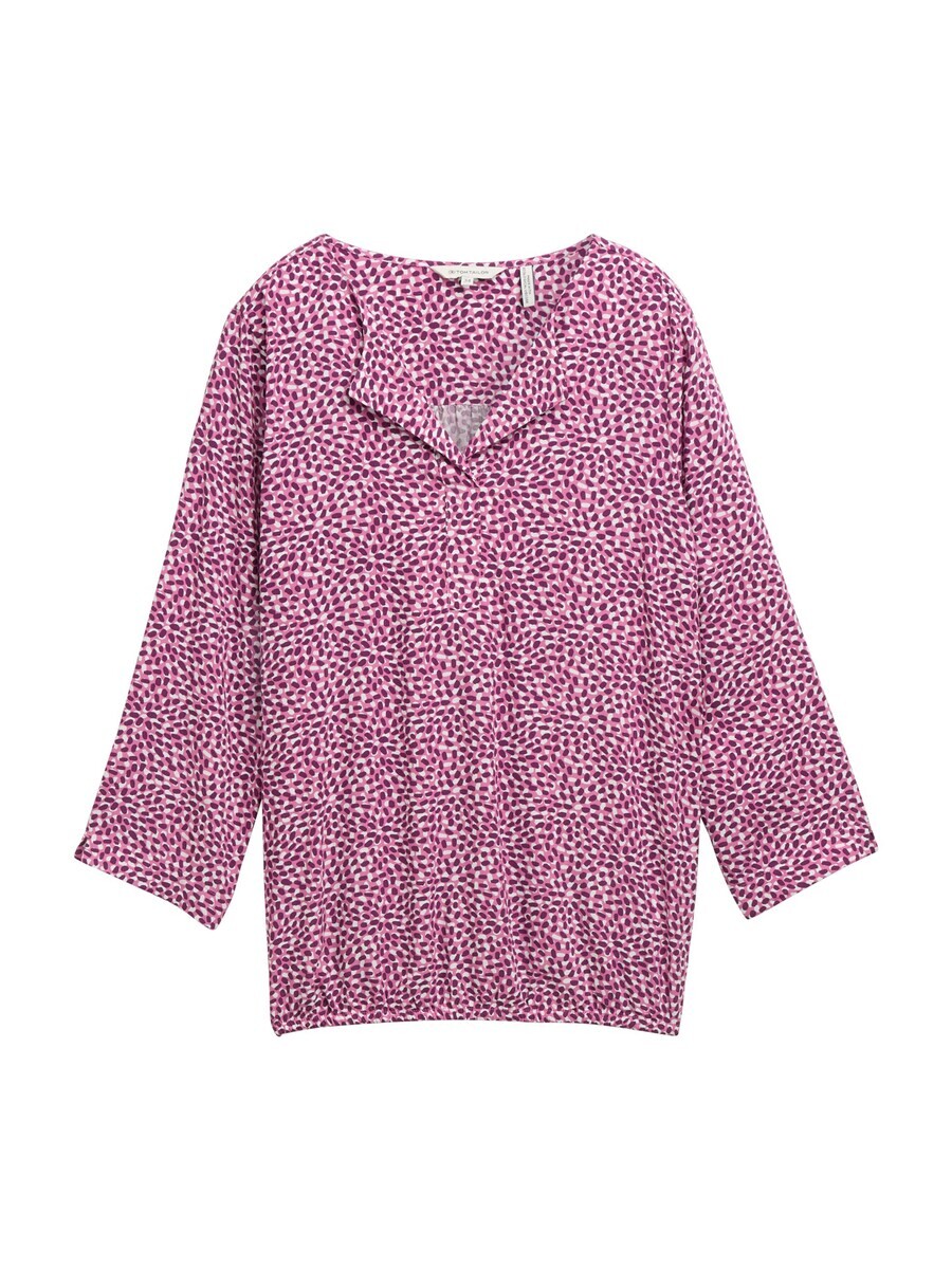 

Блузка с коротким рукавом TOM TAILOR Blouse, цвет aubergine/orchid