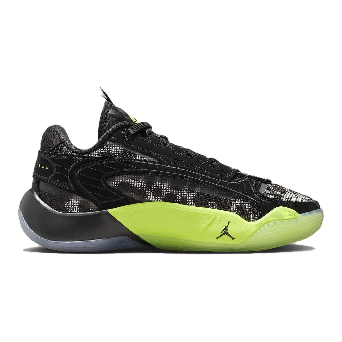 Кроссовки Jordan Luka 2 Black Volt GS, черный/белый — фото 2