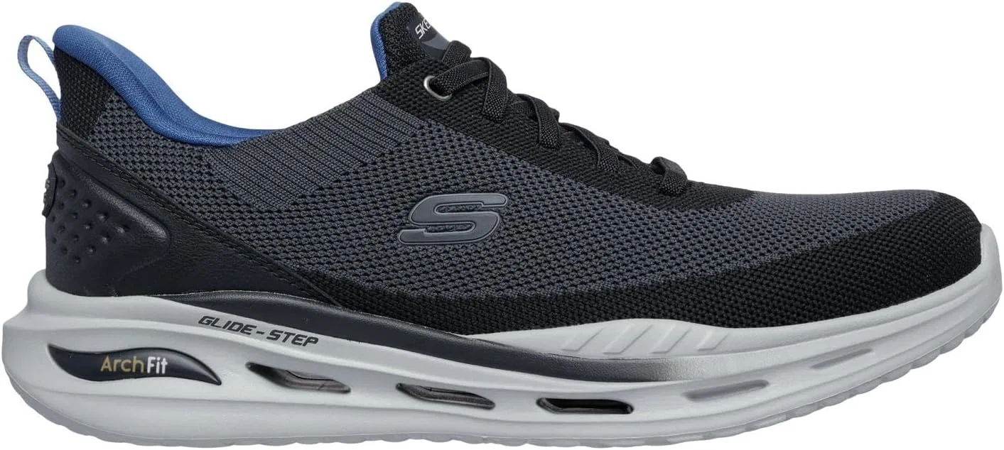 Кроссовки Skechers Arch Fit Orvan для мужчин, черные (Kincade) — фото 4
