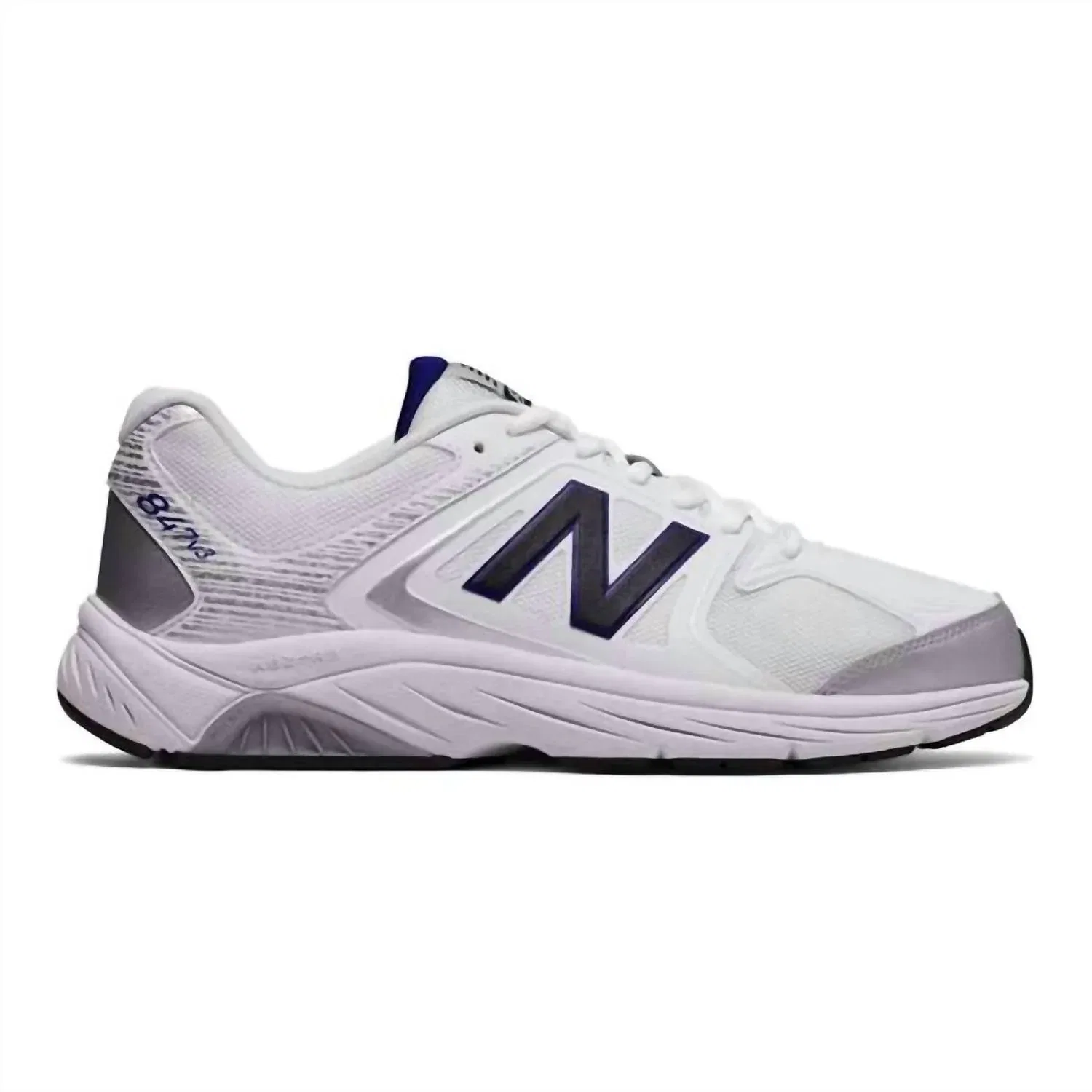 New Balance Мужские прогулочные кроссовки 847 V3 в бело-сине-сером цвете