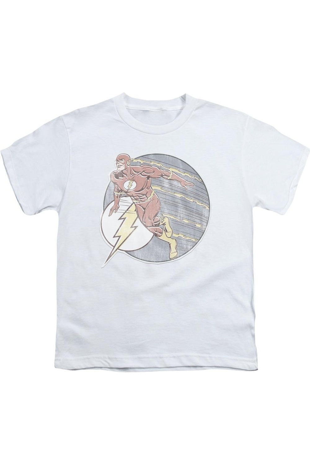 

DC Comics Flash Retro Flash детская футболка с коротким рукавом для термопереноса Gildan, белый