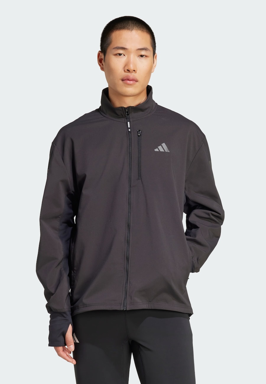 Тренировочная куртка ADIDAS PERFORMANCE Own The Run, черный — фото 2