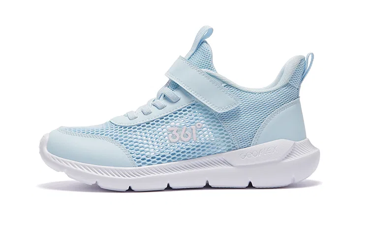 Низкие кроссовки износостойкие дышащие нескользящие 361°KIDS, Blue White — фото 3