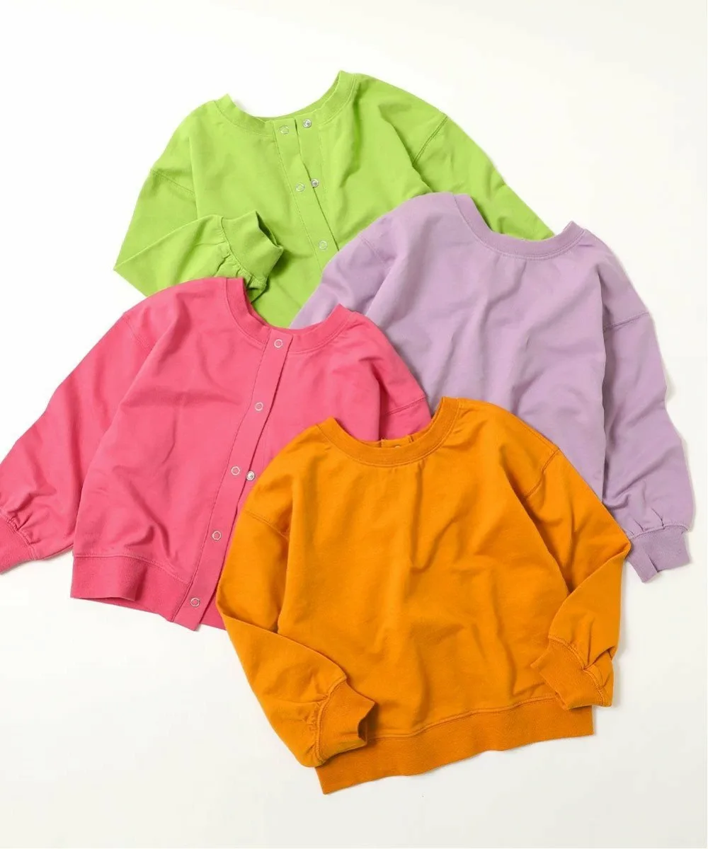 Кардиган из 100% хлопка, двухцветный, 2025AW Devirock, Cherry Pink — фото 2