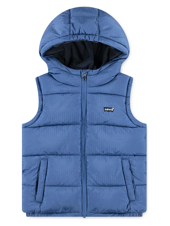 Стеганая жилетка, капюшон, Levi's Kids, синий