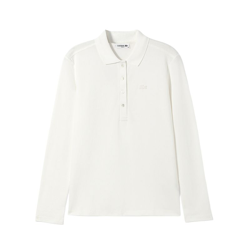 LACOSTE Белая поло для женщин
