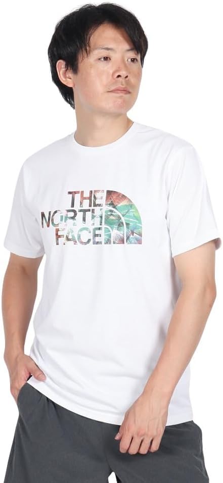 

Футболка с коротким рукавом THE NORTH FACE, сшитая по индивидуальному заказу, с цифровым логотипом, белый