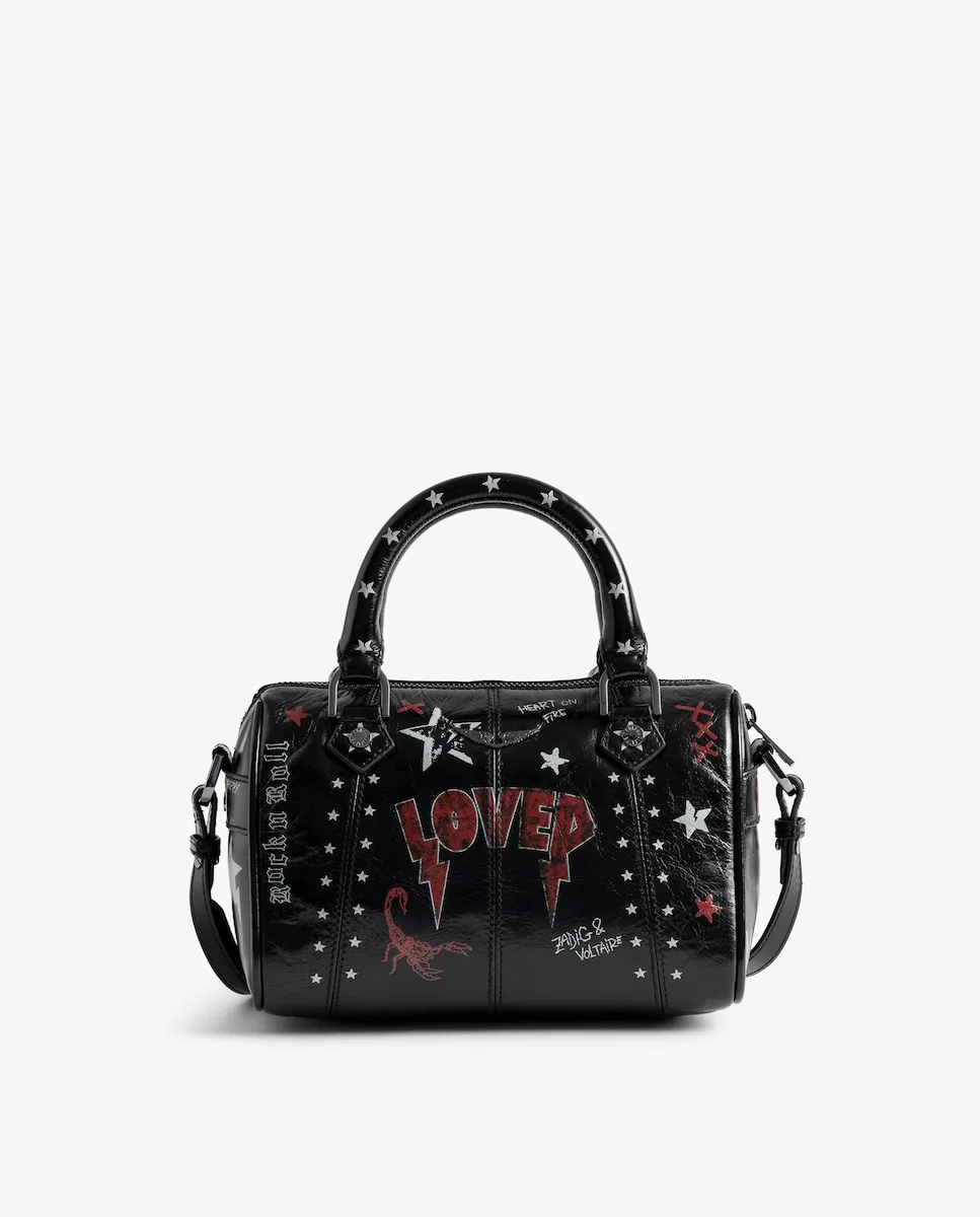 

Кожаный клатч Sunny Vibe Punk, маленький Zadig & Voltaire, черный