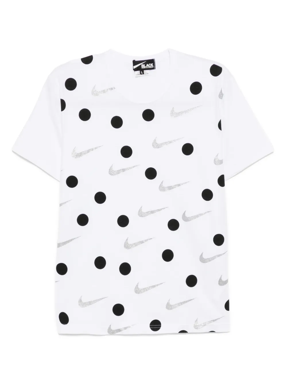 

Футболка из коллаборации с Nike Black Comme Des Garçons, белый