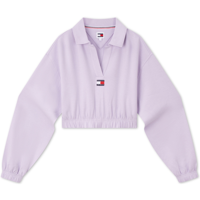 Tommy Hilfiger Свитшот женский светло-фиолетовый — фото 3