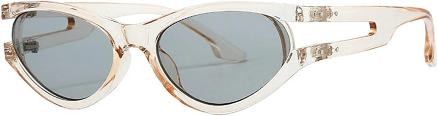 

Солнцезащитные очки «Кошачий глаз» для женщин, модные градиентные оттенки, защита от ультрафиолета UV400; солнцезащитные очки в стиле ретро-панк для мужчин helena, C7