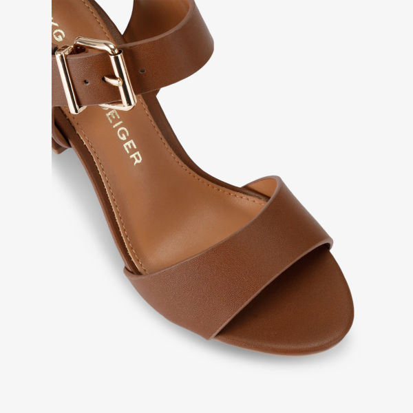 Сандалии на каблуке Kg Kurt Geiger Sutton из искусственной кожи, коричневый — фото 3