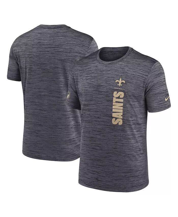 

Мужская черная футболка New Orleans Saints 2024 Sideline Velocity Performance Nike