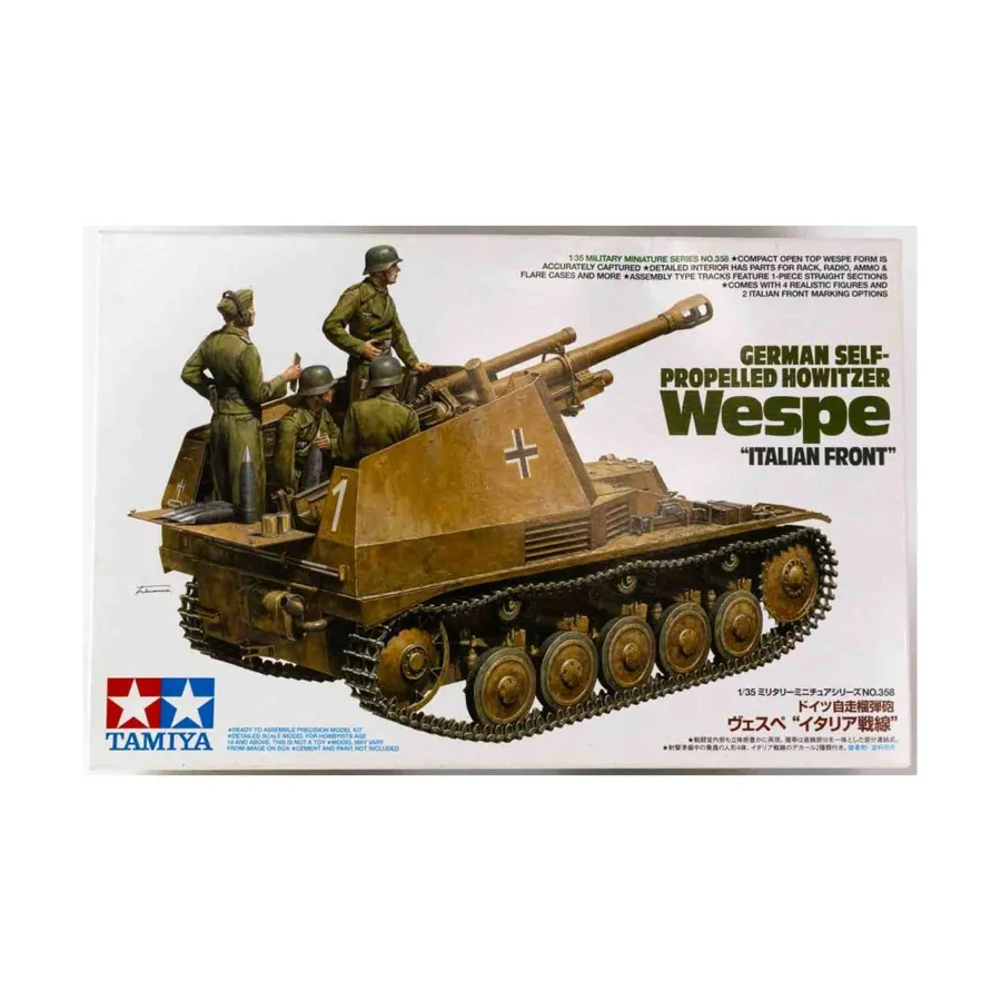 

Немецкая самоходная гаубица - Веспе, WWII Tank Models - 1/35 Scale