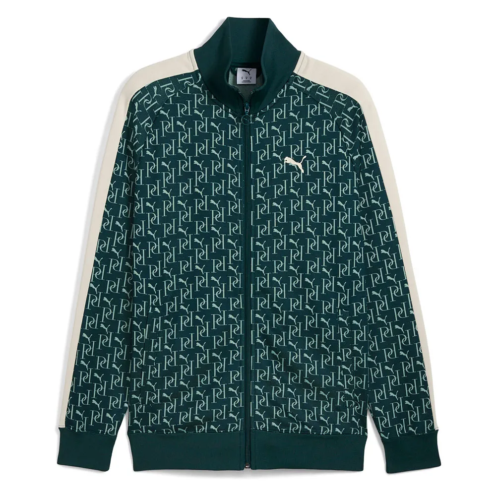 

Толстовка Puma T7 full zip, зеленый