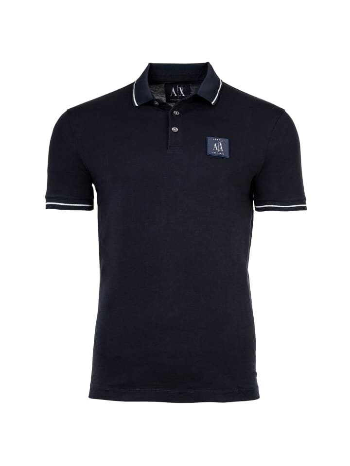 

Футболка поло Armani Exchange, морской