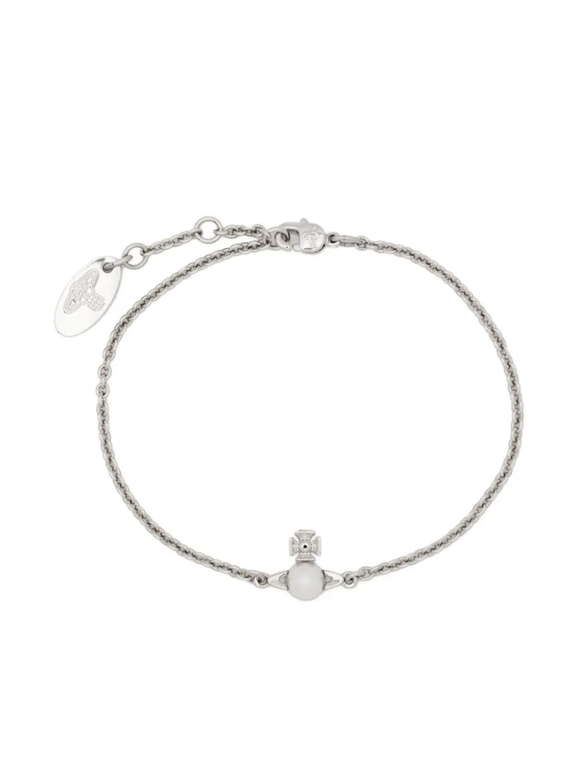 

Vivienne Westwood браслет Mini Bas Relief Chain, серебристый