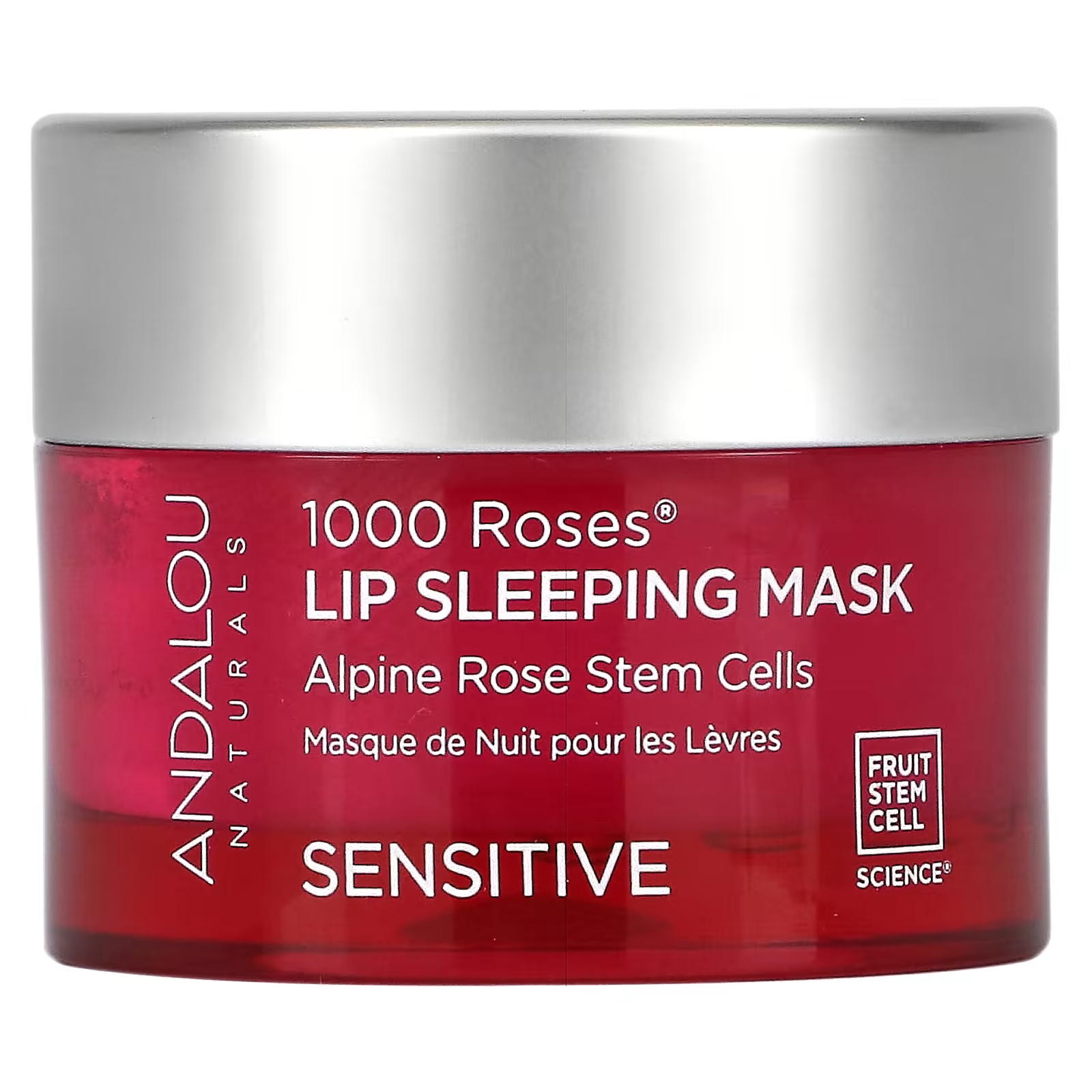 

Маска для губ Andalou Naturals 1000 Roses спящая красавица