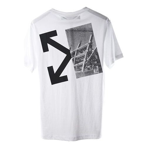 

Футболка c/o virgil abloh men's white splitted arrows over tee Off-White, белый