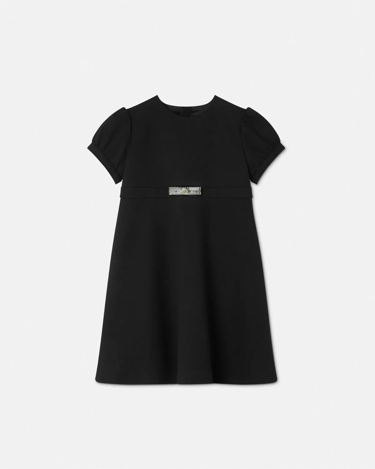 Детское платье Gianni с лентой VERSACE, черный