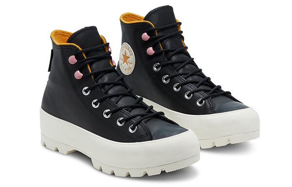 Кроссовки chuck taylor all star lugged winter high gtx 'black saffron yellow' Converse, черный — фото 3