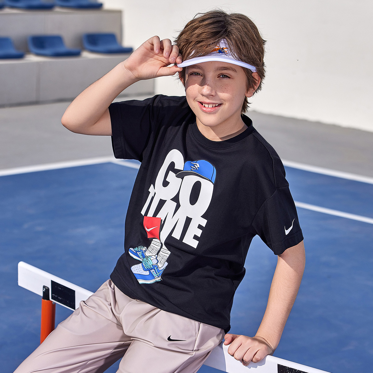 Футболка Brand для детей 3-7 лет Nike, насыщенный мятный — фото 4