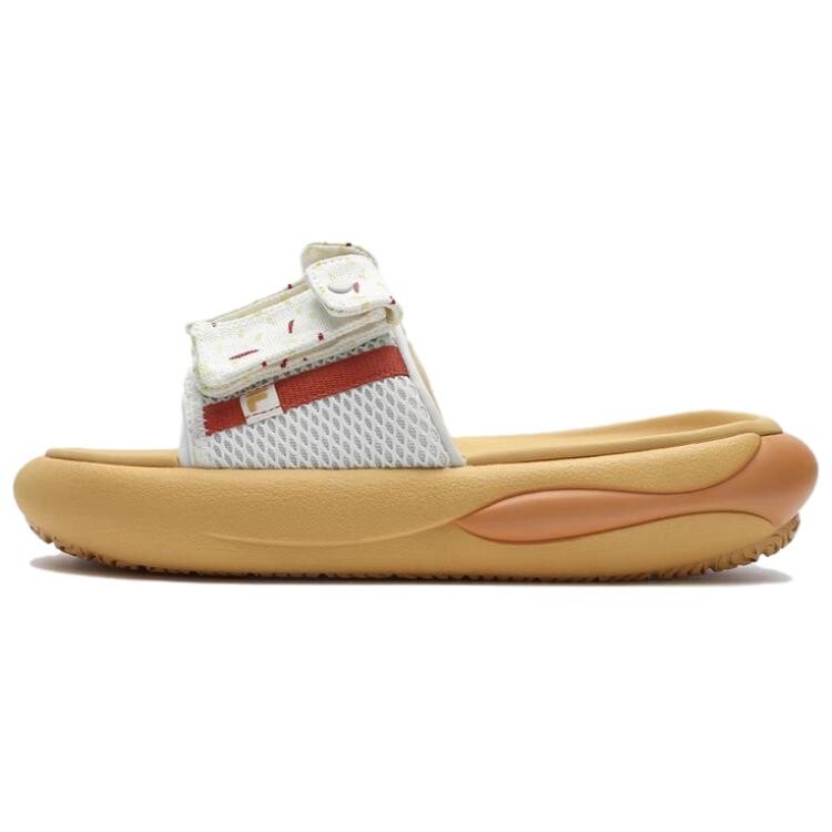 

Шлепанцы женские белые/абрикосовые Fila Fusion