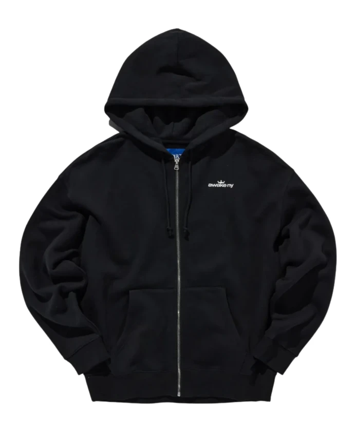 

Толстовка на молнии с логотипом Crown Awake Ny, черный