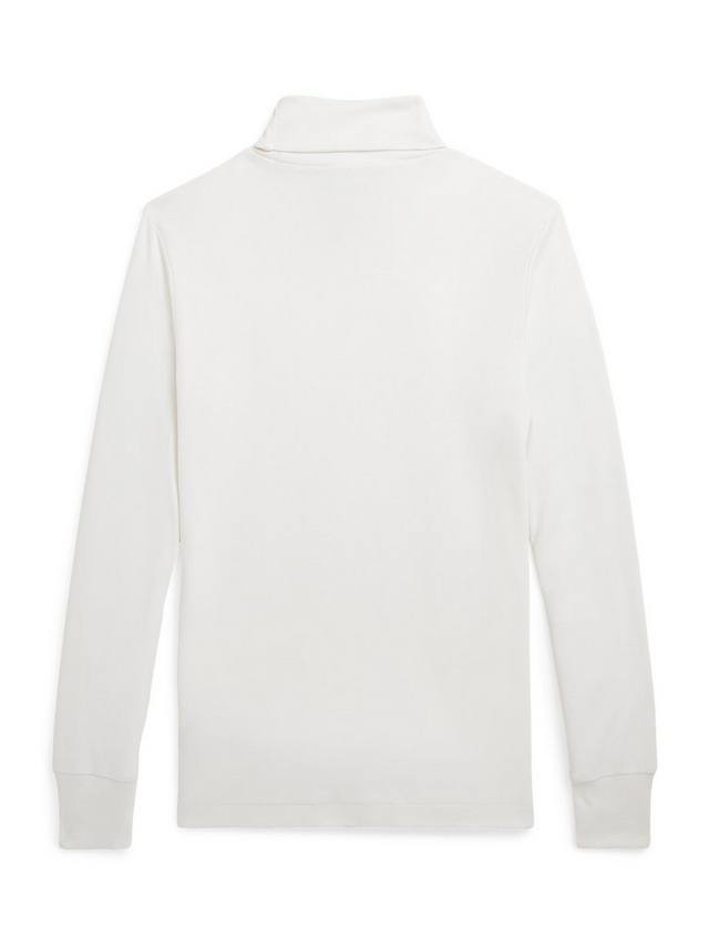 Детский хлопковый водолазка с длинными рукавами Ralph Lauren, Deckwash White — фото 2