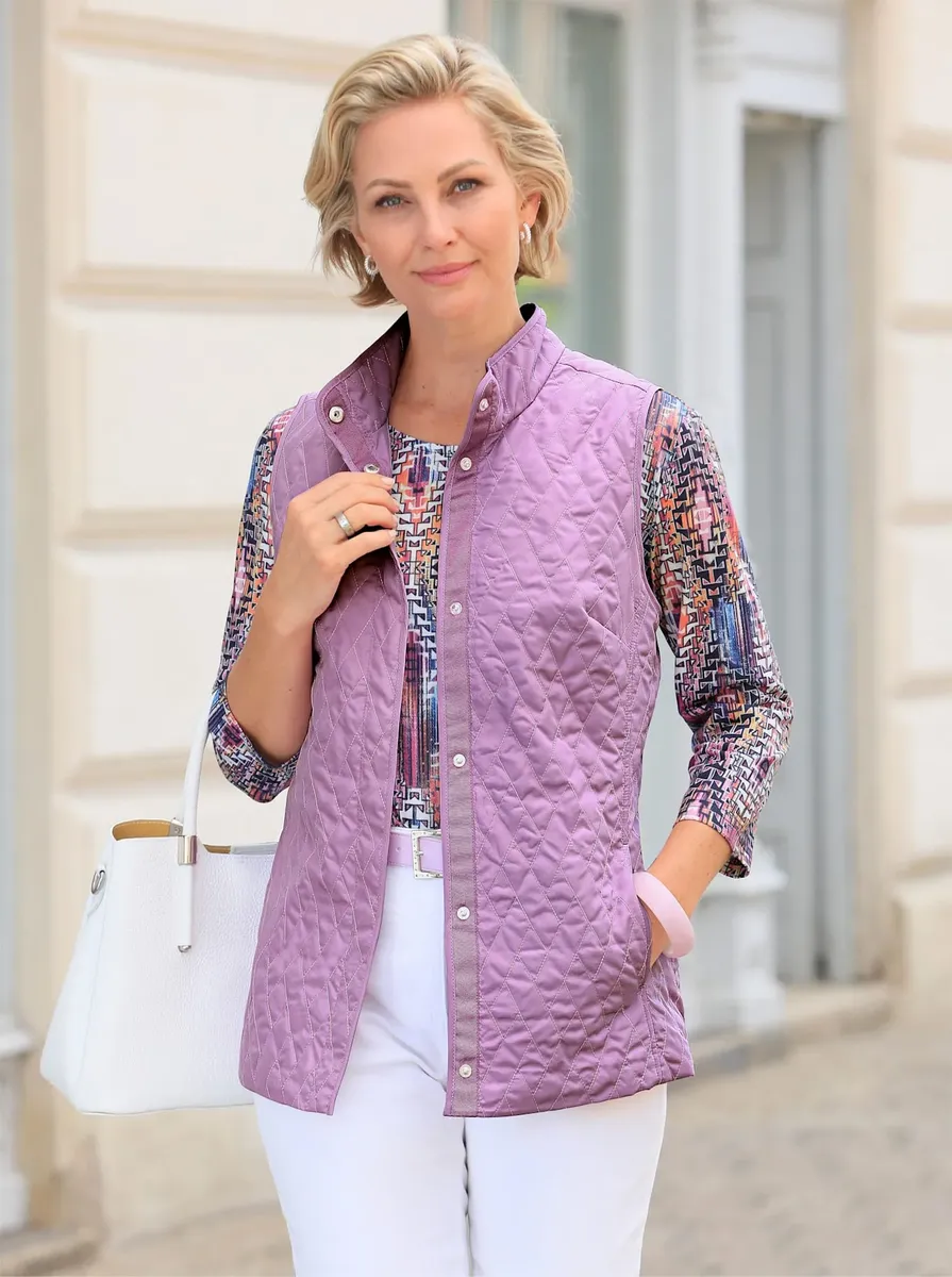 

Стеганый жилет Classic Basics, цвет Orchidee