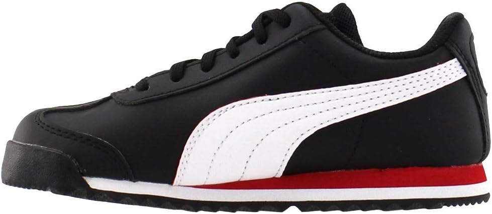 Кроссовки PUMA Ferrari Roma для детей и подростков унисекс, белый/черный — фото 4