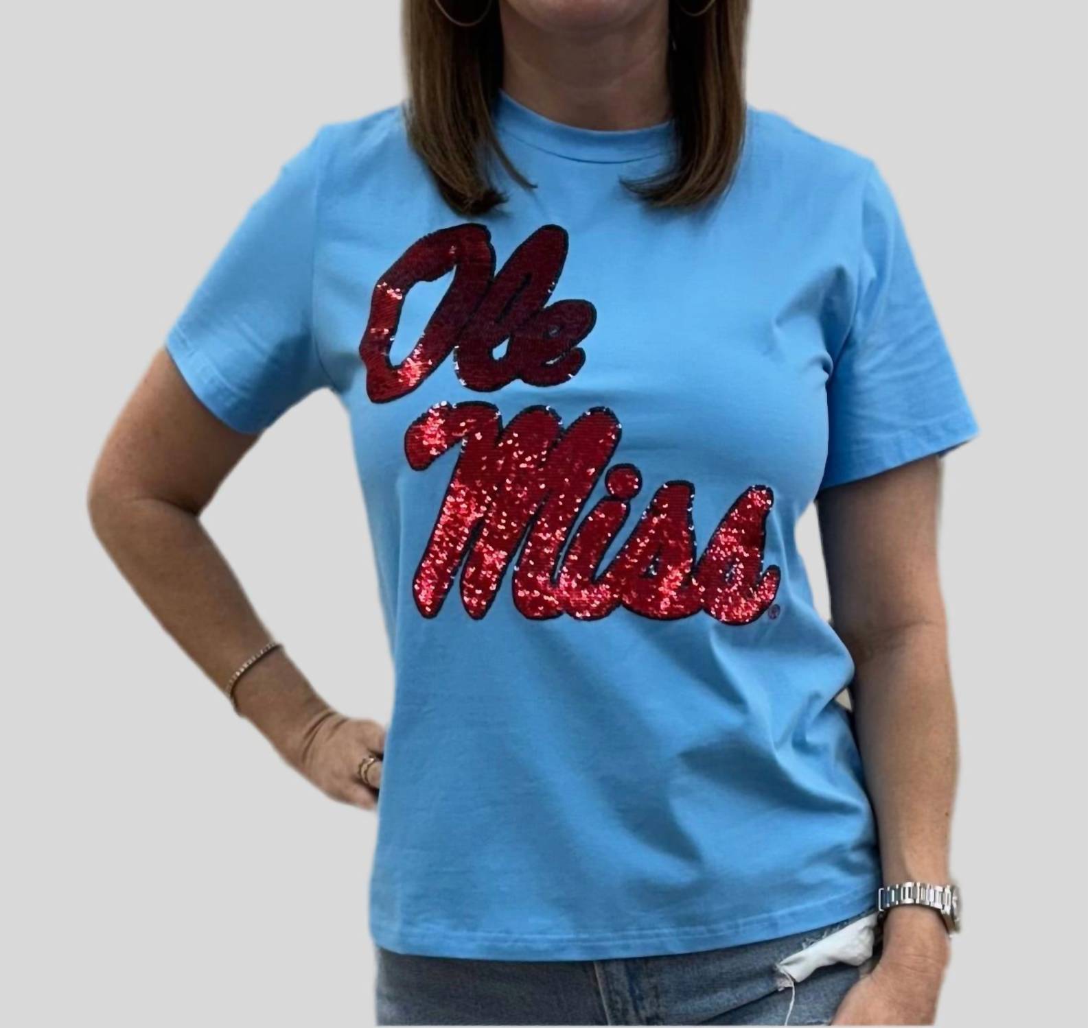 

Оксфордский университет Блестящая футболка в синем цвете STEWART SIMMONS